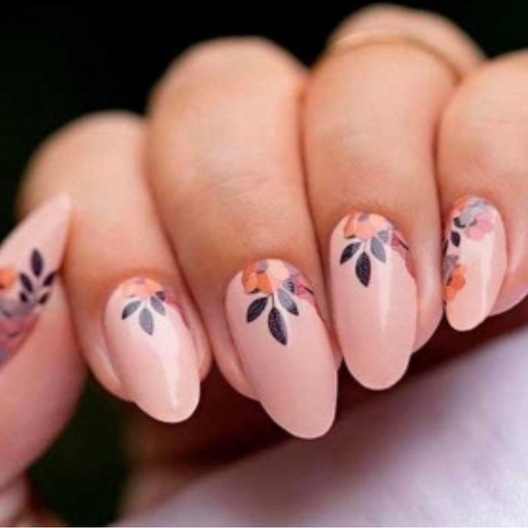 🎉3/$25  NWT Retired Color Street Floral Obligation Nail polish Strips manicure - Picture 2 of 6